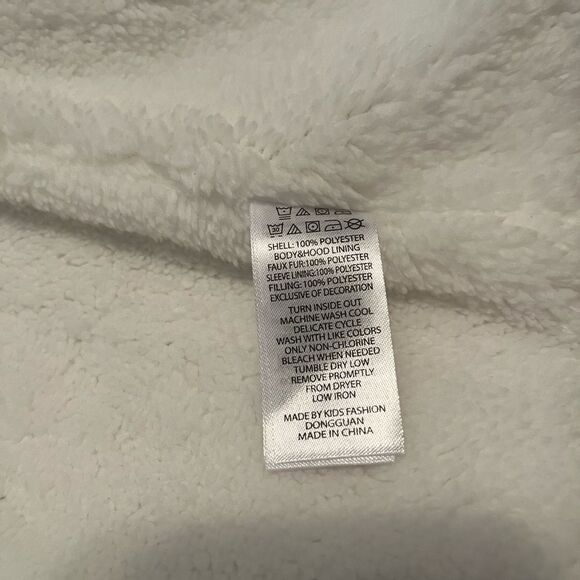 ASPEN Pink and White Puffer Jacket with Cozy Lining - Picture 9 of 9